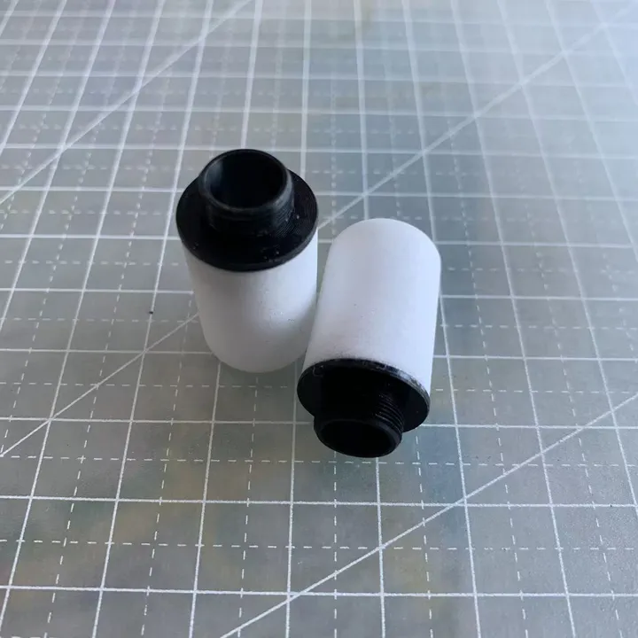 SILENCIEUX EN PE FRITTÉ M5X0.8 5.96L22 5MICRON
