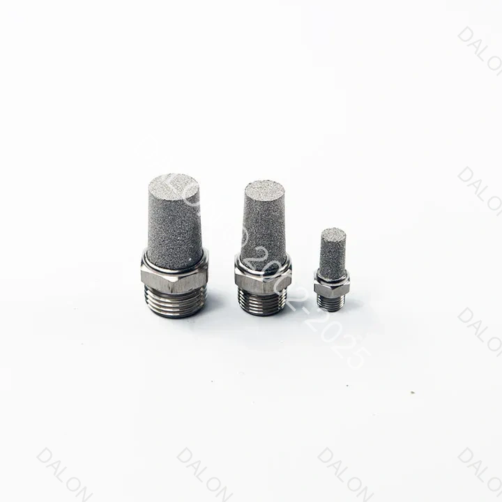 SCHALLDÄMPFER AUS GESINTERTEM EDELSTAHL TYP SSA 1/8 NPT
