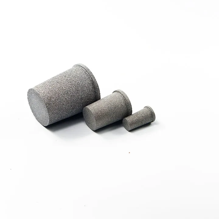  filtre poreux en acier inoxydable - CAPUCHON DE FILTRE EN ACIER 9X12X24 50MICRON